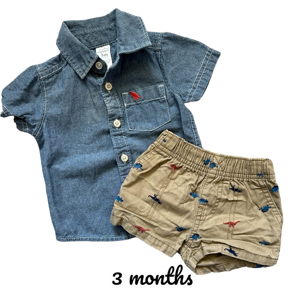 Carters Dinosaur Outfit